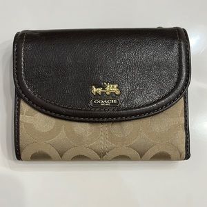 Coach Tri Fold Wallet